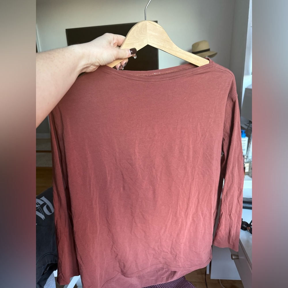 Lululemon rusty color long sleeve oversized